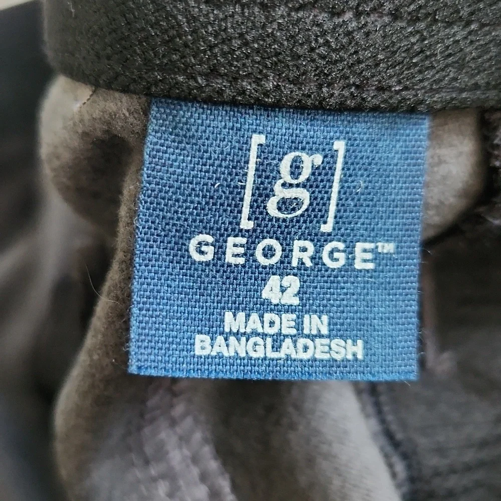 🩳George Men’s Gray Commuter Shorts, Size 42 – 9” Inseam, NWT professional style